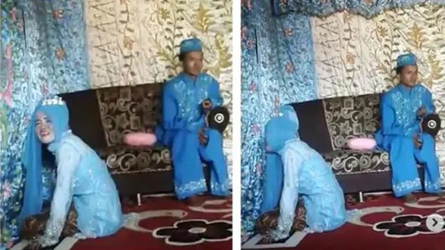 Menolak Dijodohkan, Gadis Ini Menangis Histeris Saat Resepsi Pernikahan