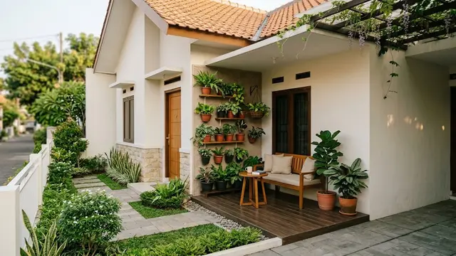 Model Teras Samping untuk Rumah
