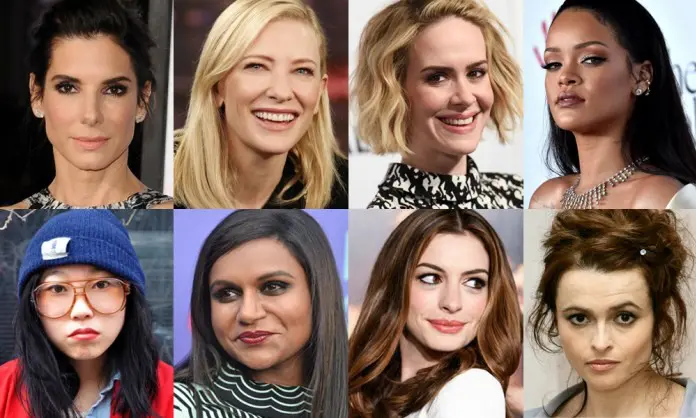 Delapan wanita pemeran utama spin-off versi wanita dari Ocean's Eleven, Ocean's Eight.