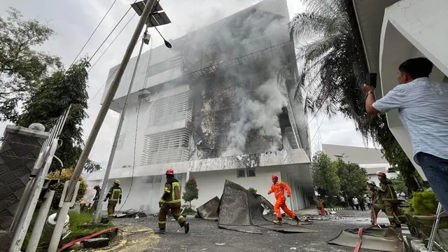 Kebakaran Gedung Dinas Pendidikan Sumut