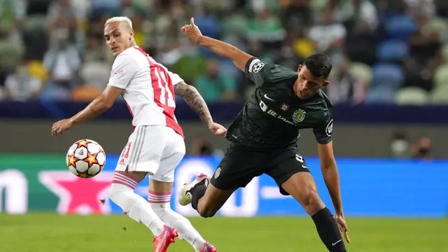 FOTO: Ajax Libas Sporting CP di Liga Champions