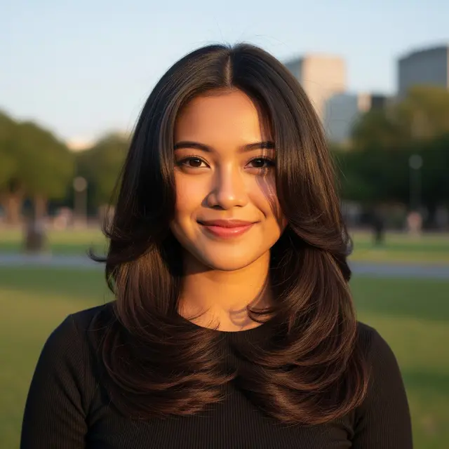 9 Model Rambut Wanita Layer Panjang 2026 untuk Wajah Oval, Anggun dan Modern