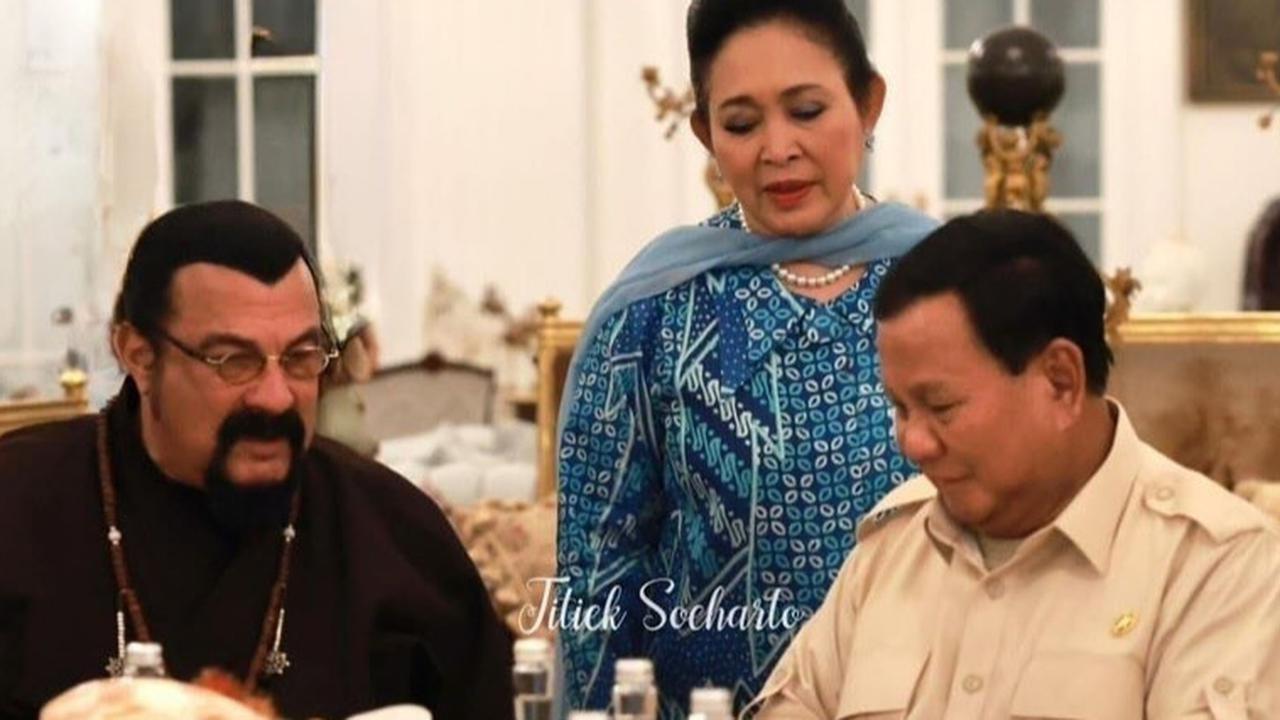 Jadi Sorotan, Profil Titiek Soeharto yang Dampingi Prabowo Subianto saat Bertemu dengan Steven Seagel