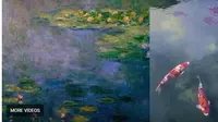 Kolam ini punya tampilan dan pemandangan bak lukisan karya Claude Monet, penampakkannya indah banget. (Sumber: odditycentral)