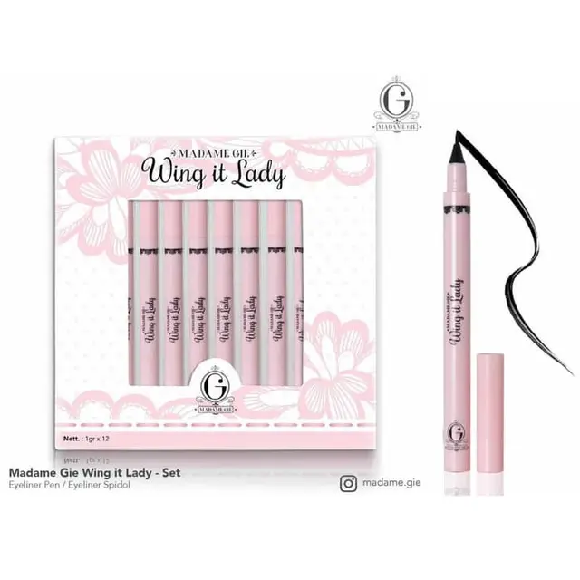 ilustrasi Madame Gie Wing It Lady Eyeliner/tokopedia