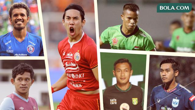 Alfin Tuasalamony, Rizky Pellu, Ryuji Utomo, Manahati Lestusen, Hansamu Yama Pranata dan Septian David