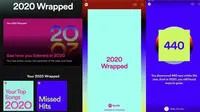 Spotify Wrapped 2020. Liputan6.com/Iskandar