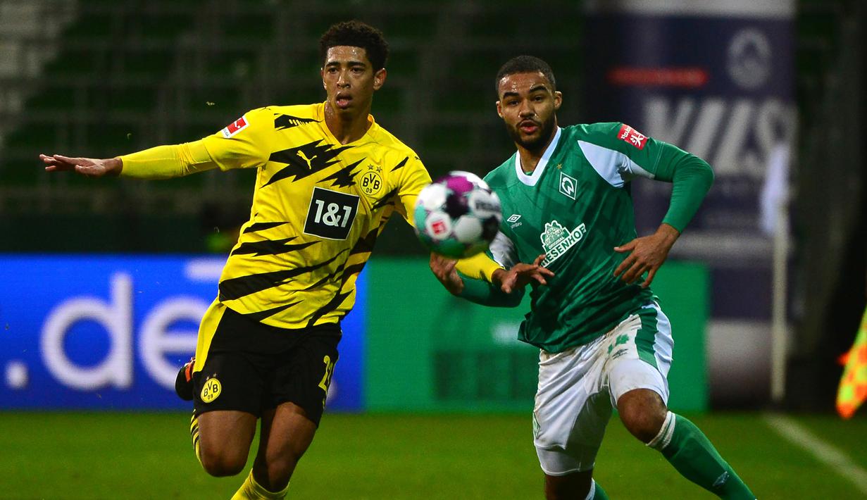 Foto Liga Jerman: Tundukkan Bremen 2-1, Dortmund Naik ke ...