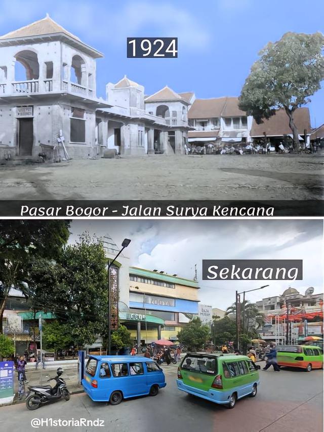 9 Potret Perbandingan Suasana Bogor Tempo Dulu dan Sekarang, Kota Hujan yang Selalu Hijau