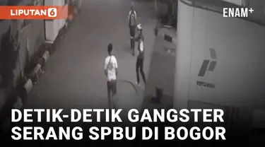 Serang SPBU di Bogor, Kelompok Gangster Rusak Fasilitas dan 1 Unit Motor