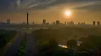 Pemandangan indah Monumen Nasional (Monas). (Foto Biro KLI Kemenkeu)