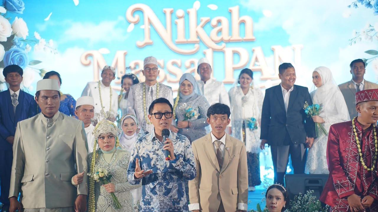 Kisah Haru 28 Pasangan Ikuti Nikah Gratis PAN, dari Satpam hingga Penyandang Disabilitas