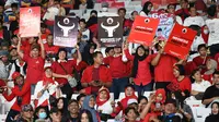 Sekitar dua ribu orang kader Banteng Muda Indonesia ikut memeriahkan final kompetisi sepak bola Soekarno Cup Liga Kampung U-17 yang diselenggarakan oleh DPP PDI Perjuangan di Gelora Bung Karno, Jakarta, Jumat (3/11/2023) (Istimewa)