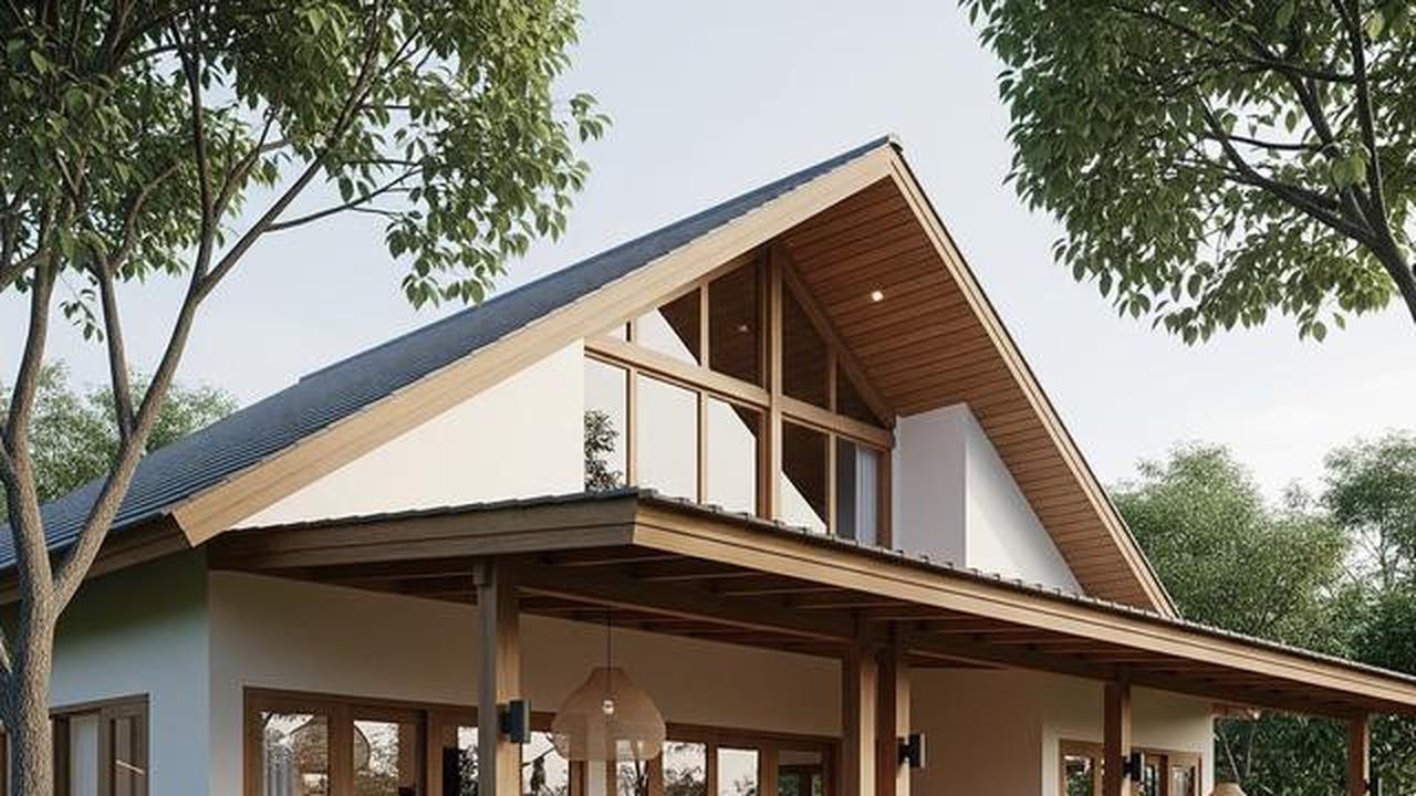 7 Desain Rumah Kampung 1 Lantai dengan Teras Lebar yang Sejuk dan Modern ala Pedesaan Estetik