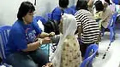 Sebanyak 550 pasien umum dan 28 pasien gigi datang di acara pengobatan gratis yang digelar Pundi Amal SCTV dan Yayasan Obor Berkat Indonesia di Tambaksari, Surabaya, Jatim. 