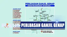 Dalam perluasan aturan ganjil genap ini ada 16 ruas jalan baru yang ditambahkan.
