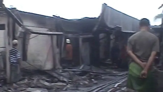 Ratusan Kios Pasar Sukapura Terbakar