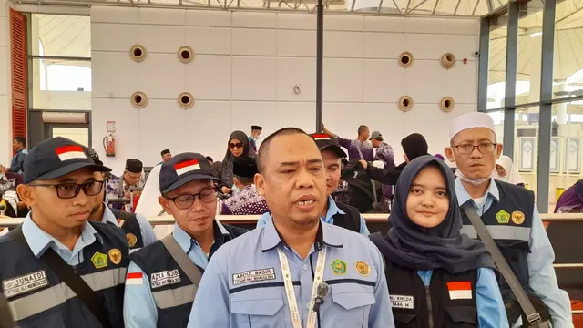 Kepala Daerah Kerja Bandara PPIH Arab Saudi Abdul Basir di Jeddah, Arab Saudi, Kamis, 19 Juni 2025.