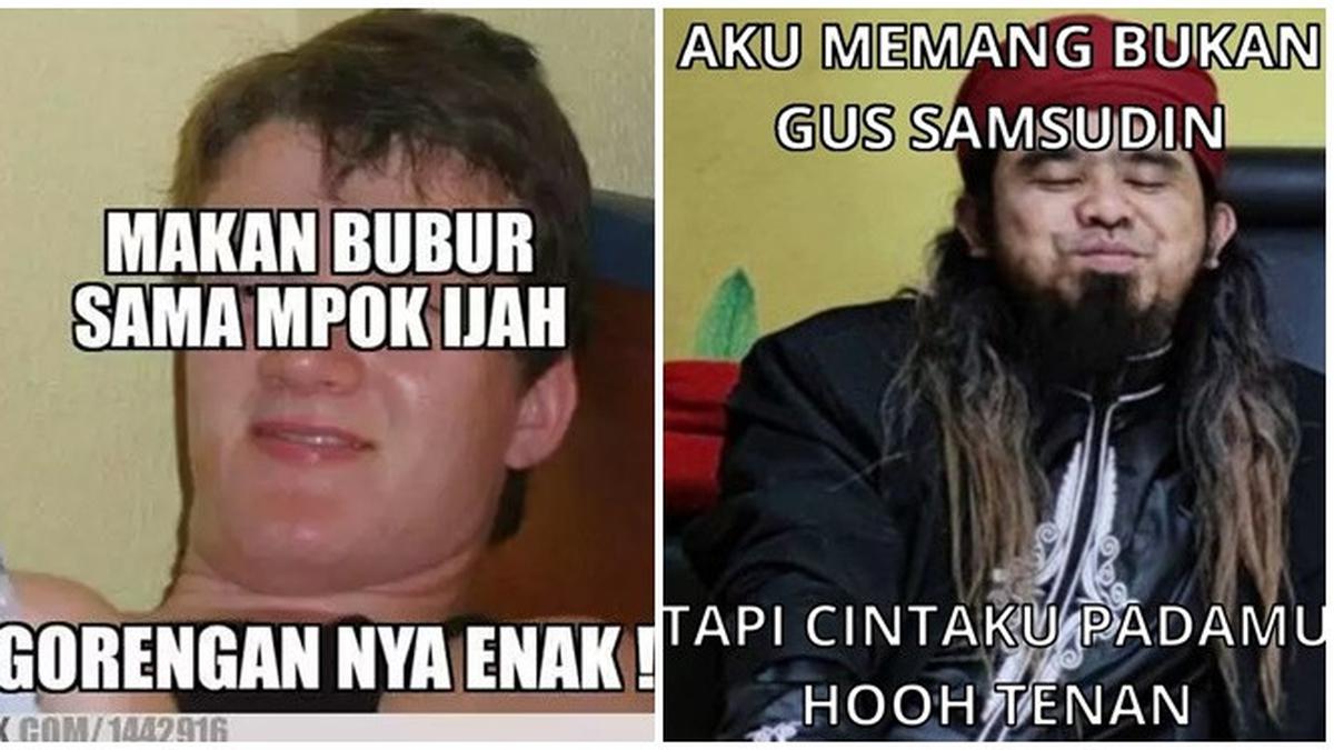 6 Meme Pantun Tidak Nyambung Bikin Dahi Berkerut, Mikir Dulu Sebelum Ketawa