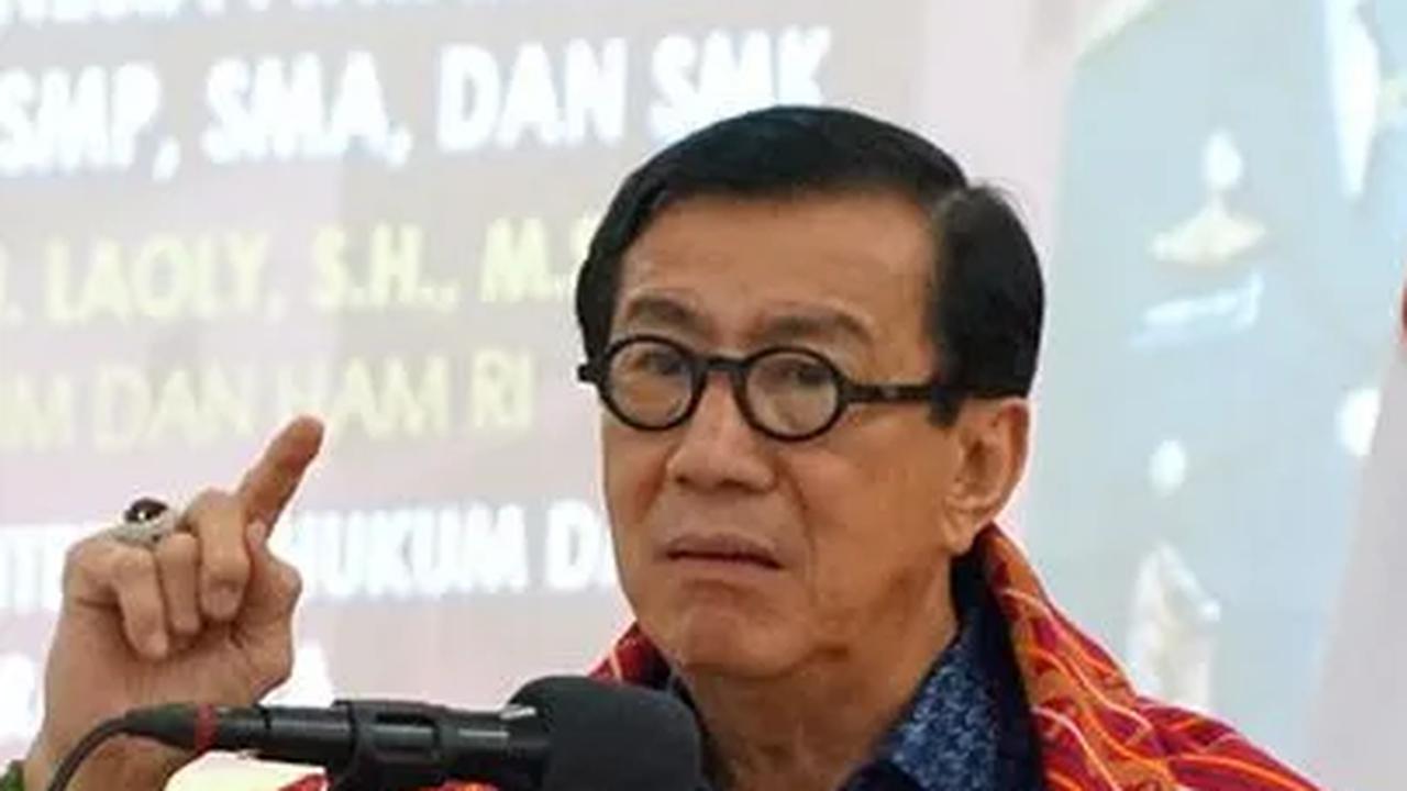 Yasonna soal Pengganti Wamenkumham Eddy Hiariej: Terserah Presiden