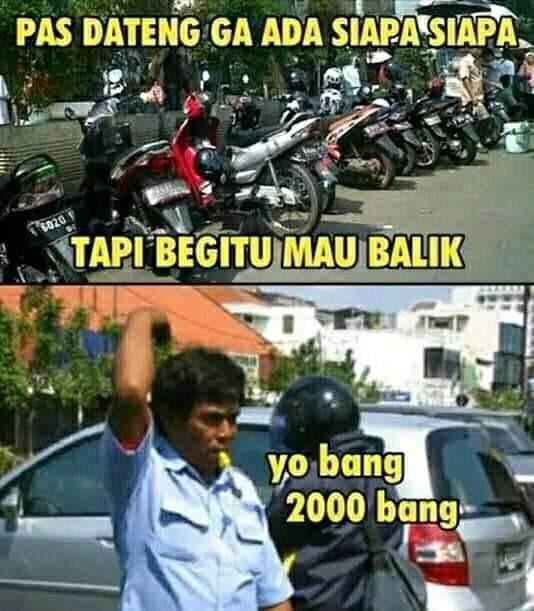 10 Meme Tukang Parkir Ini Kocak Dan Bikin Tepuk Jidat Berita