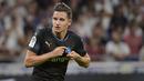 2. Florian Thauvin - Sempat merasakan atmosfer Premier League bersama Newcastle. Namun dirasa tidak cocok dengan permainan the magpies, Thauvin kembali ke klub asalnya, Marseille. (AFP/Romain Lafabregue)