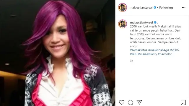Maia Estianty (Foto: Instagram/@maiaestiantyreal)