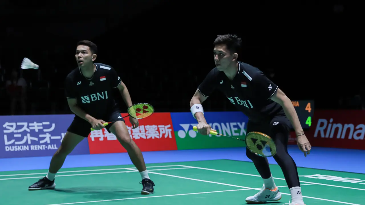 Fajar Alfian/Muhammad Rian Ardianto - Japan Open 2023 - Bulu Tangkis