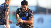 Asnawi Mangkualam saat Port FC bertandang ke markas Prachuap dalam lanjutan Thai League 1 2024/2025, Sabtu (28/9/2024). (Dok. Port FC)