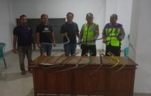 Polisi Kudus Amankan Belasan Remaja Bawa Sajam, Cegah Tawuran di Undaan