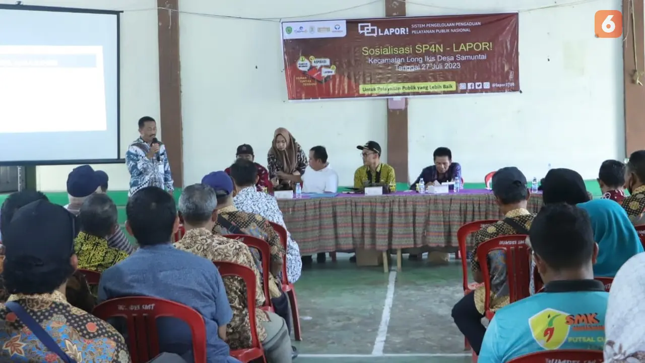 Sosialisasi SP4N Lapor Samuntai