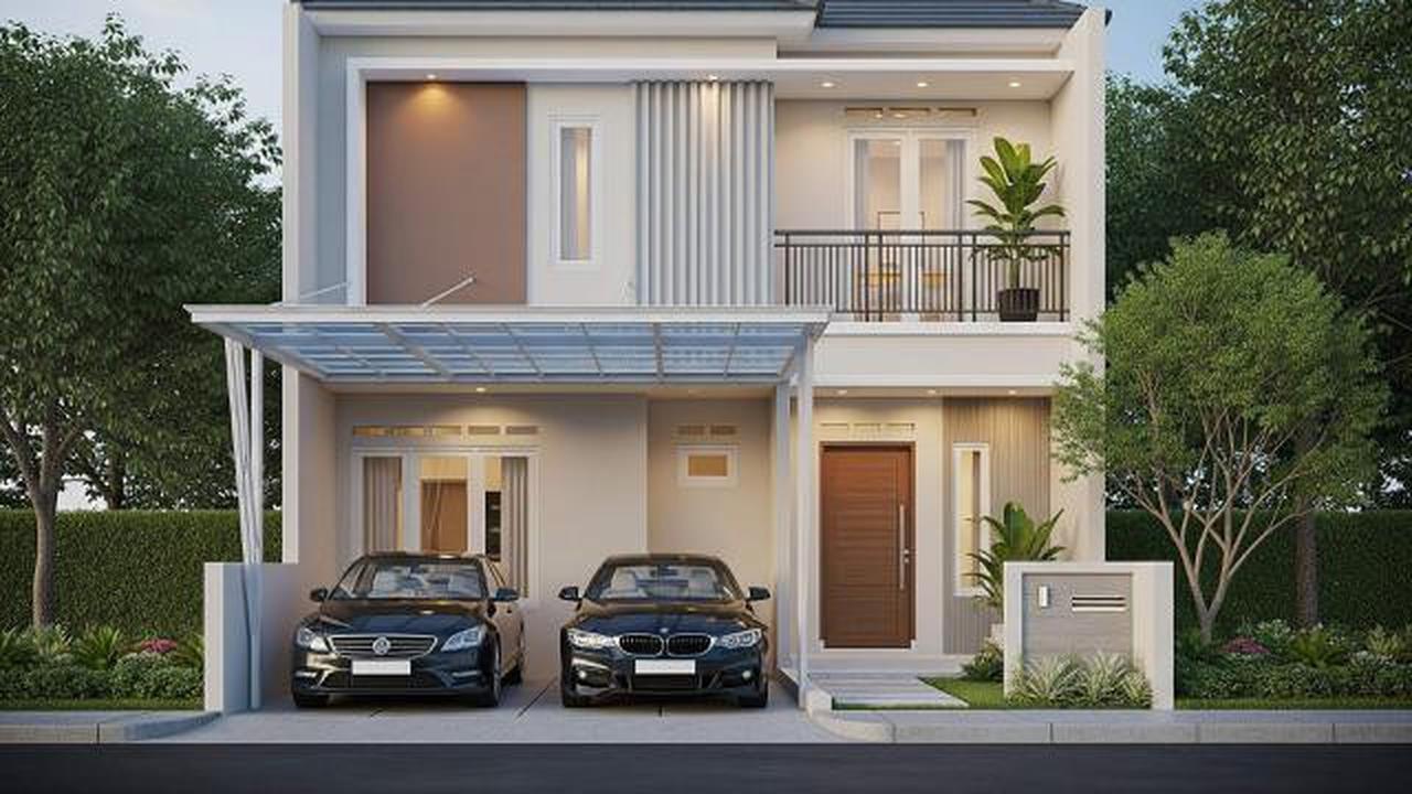 10 Inspirasi Desain Rumah Minimalis Carport 2 Mobil, Solusi Cerdas Lahan Terbatas