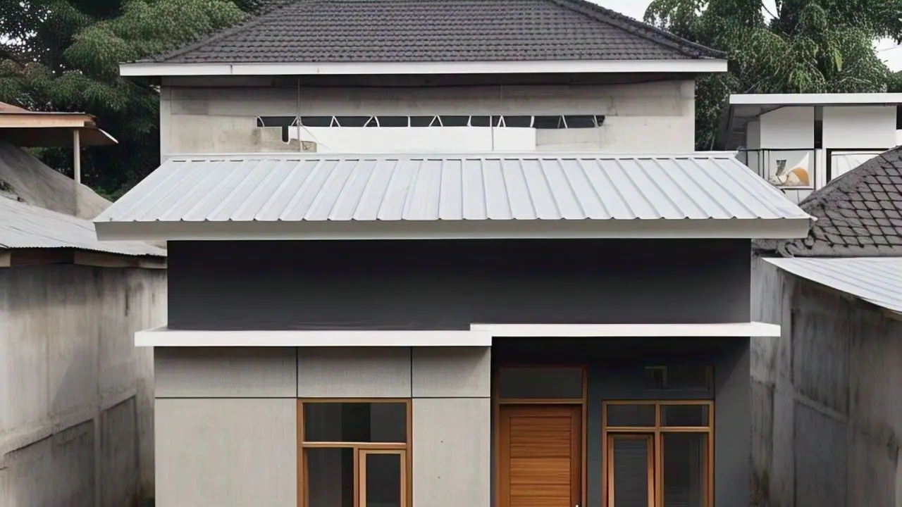 Rumah Tipe 36 Subsidi Berkonsep Industrial/Via Meta AI