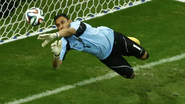Kiper Terbaik La Liga 2013-14 Willy Caballero Thibaut Courtois Keylor Navas