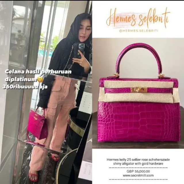 Mau Pamer Celana Murah, Shandy Purnamasari Justru Bawa Tas Seharga Rumah