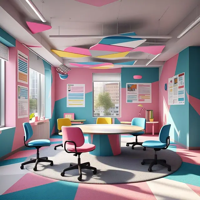 9 Kombinasi Warna Ruang Belajar,