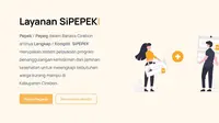 Nama aplikasi Pemkab Cirebon 'Si Pepek" menuai banyak protes dari warganet karena dianggap mengandung unsur negatif. (Liputan6.com/ Dok Ist Pemkab Cirebon)