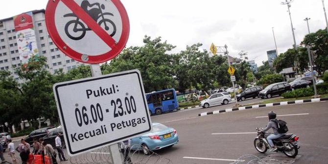 VIDEO: Motor Kembali Bebas Melintas di Jalan Thamrin