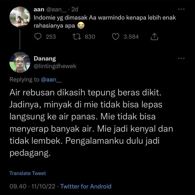Tangkapan layar twitter akun @aan__ dan @lintingdhewek