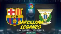 La Liga - Barcelona Vs Leganes (Bola.com/Adreanus Titus)