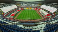 Estadio Azteca adalah salah satu stadion termegah yang terletak di pusat ibu kota Meksiko. (http://cdn.referee.mx)