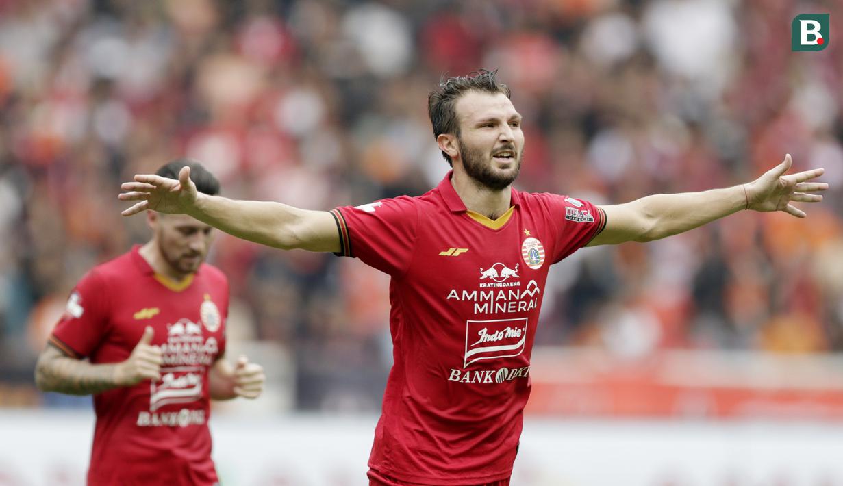 Berkat penampilan apiknya, bek berusia 33 tahun ini dinobatkan sebagai pemain terbaik pada laga perdana Persija di Shopee Liga 1 2020. (Bola.com/M Iqbal Ichsan)