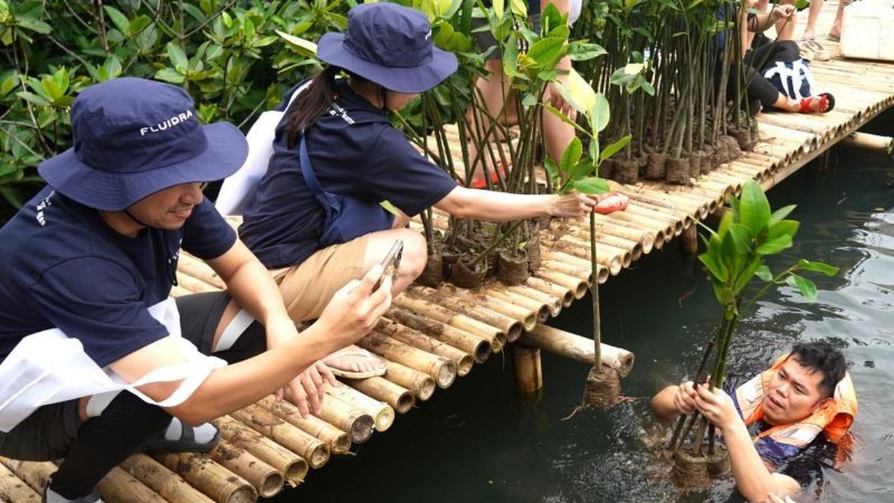 Fluidra Perkuat Komitmen Lingkungan, Lindungi Mangrove PIK sebagai Investasi Berkelanjutan