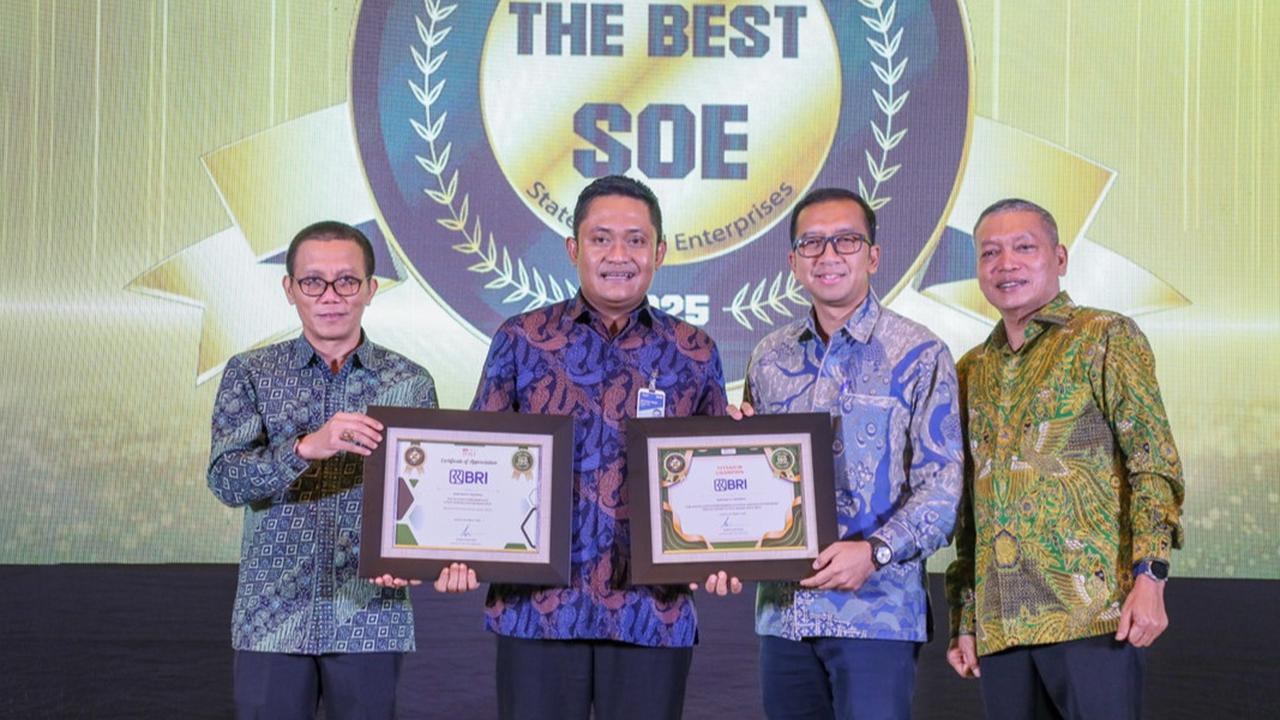 Konsisten Cetak Kinerja Unggul, BRI Raih 2 Penghargaan Bergengsi Pada Indonesia Economic Summit 2025