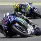 Pebalap Yamaha Jorge Lorenzo dan Valentino Rossi (Reuters)