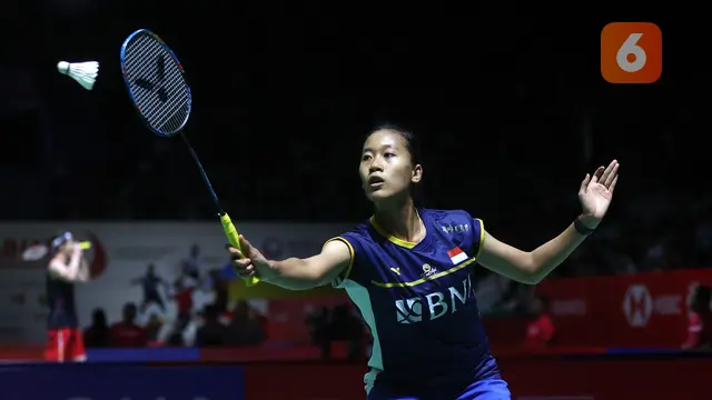 Foto: Kekecewaan Putri KW Setelah Kalah 2 Gim Langsung dari Natsuki Nidaira di Indonesia Masters 2024