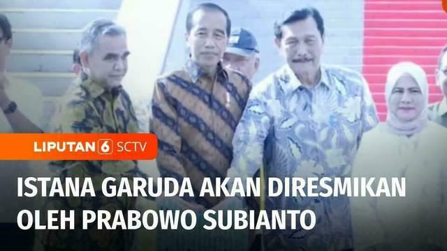 Presiden Joko Widodo meresmikan langsung Istana Negara di Ibu Kota Nusantara. Istana Garuda untuk saat ini masih tahap penyelesaian dan akan diresmikan oleh Presiden berikutnya Prabowo Subianto.