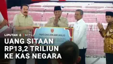 Satgas Penertiban Kawasan Hutan atau Satgas PKH kembali menyerahkan uang sitaan senilai Rp13,2 triliun kepada negara. Ini adalah kali kedelapan penyerahan uang sitaan PKH dengan total sekitar Rp52 triliun masuk ke kas negara.