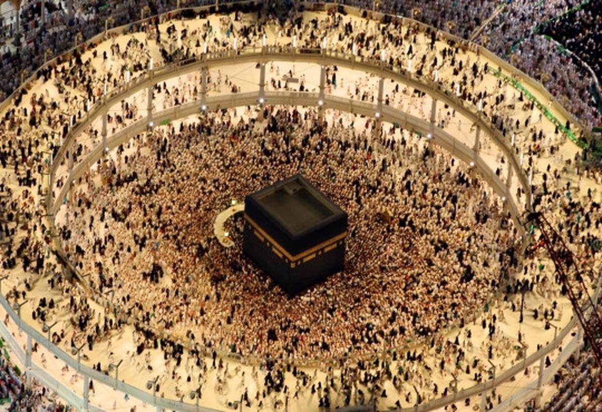 Keindahan malam takbir di Masjidil Haram
