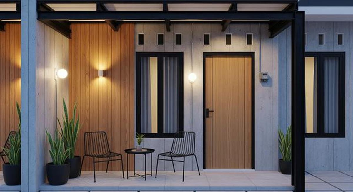 7 Desain Teras Kecil Tapi Modern, Cocok Buat Nongkrong dan Ngopi Santai